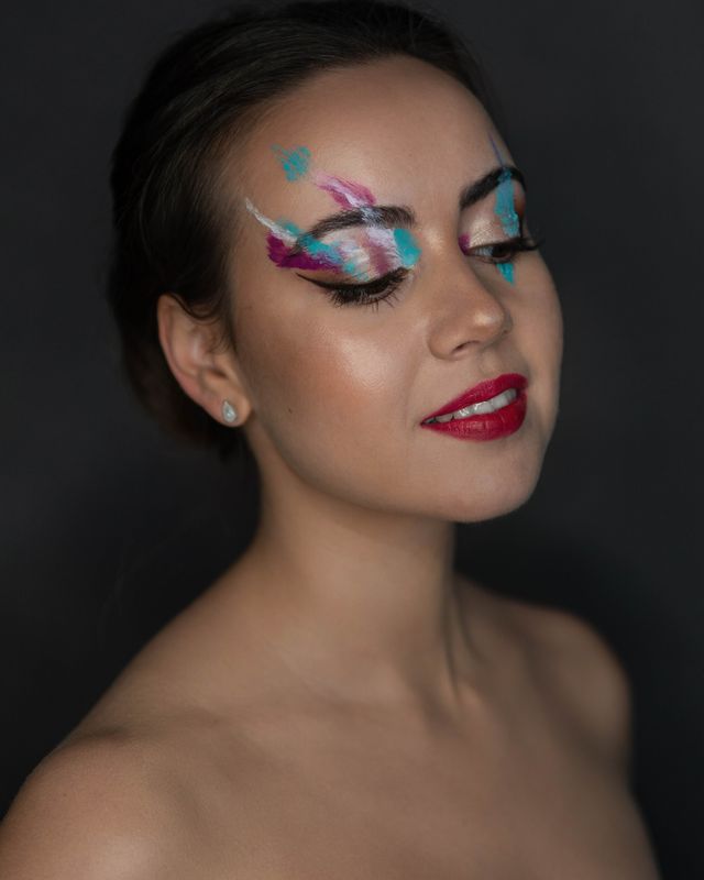 Glamouröses Abend-Make-up