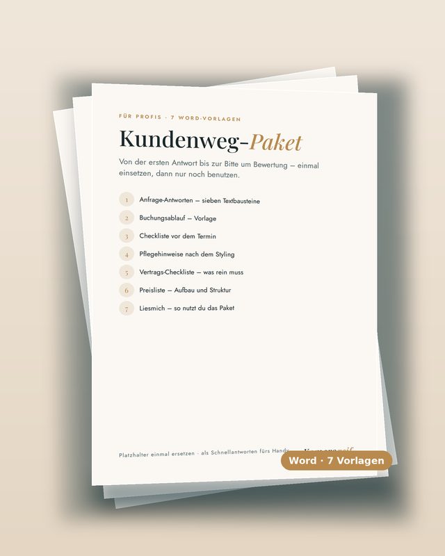 Kundenweg-Paket