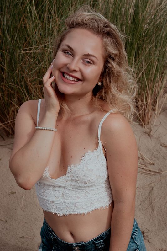 Portrait am Strand